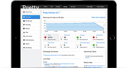 Manager your site from anywhere Manage your site from anywhere