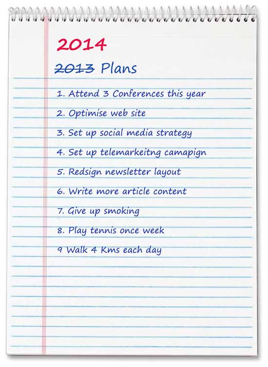 New Year Resolutions and Why They Fail